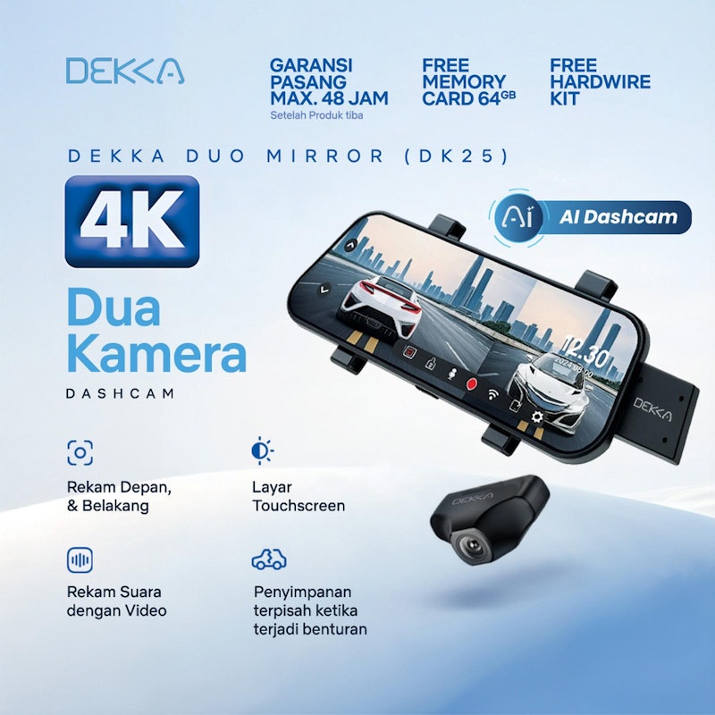DEKKA AI Dashcam Mirror 5
