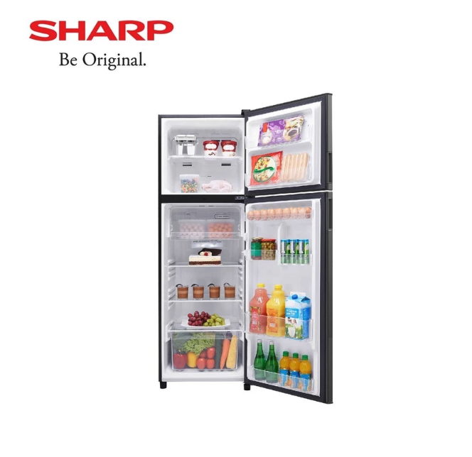 Sharp Electronics Incorporated SHARP Kulkas 2 Pintu 205 L Shine J-TECH Inverter Series SJ-246SI-GK