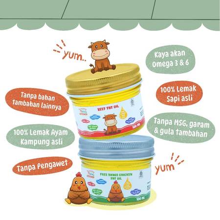 Leon Boga Sentosa Yummy Bites Kitchen Free Range Chicken Fat Oil