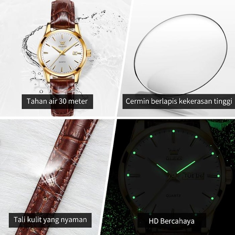 OLEVS Jam Tangan Wanita Original 4