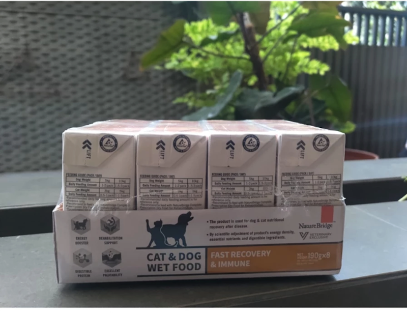 Nature Bridge Cat & Dog Wet Food Fast Recovery and Immune 4