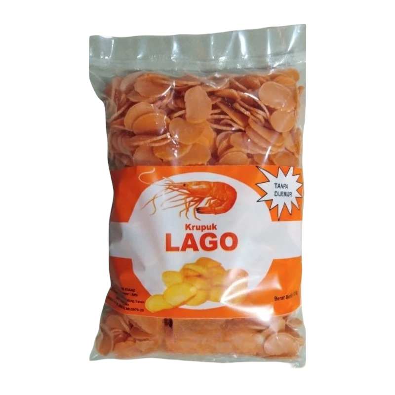 Cap Lago Kerupuk Udang 1 kg 1