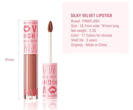 PinkDiary Velvet Matte Lipstick 3