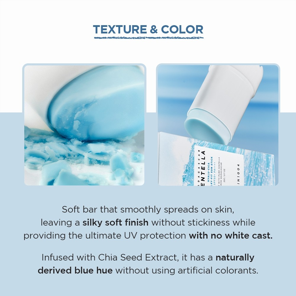 SKIN1004 SKIN1004 Madagascar Centella Hyalu-Cica Silky-Fit Sun Stick SPF50+ PA++++