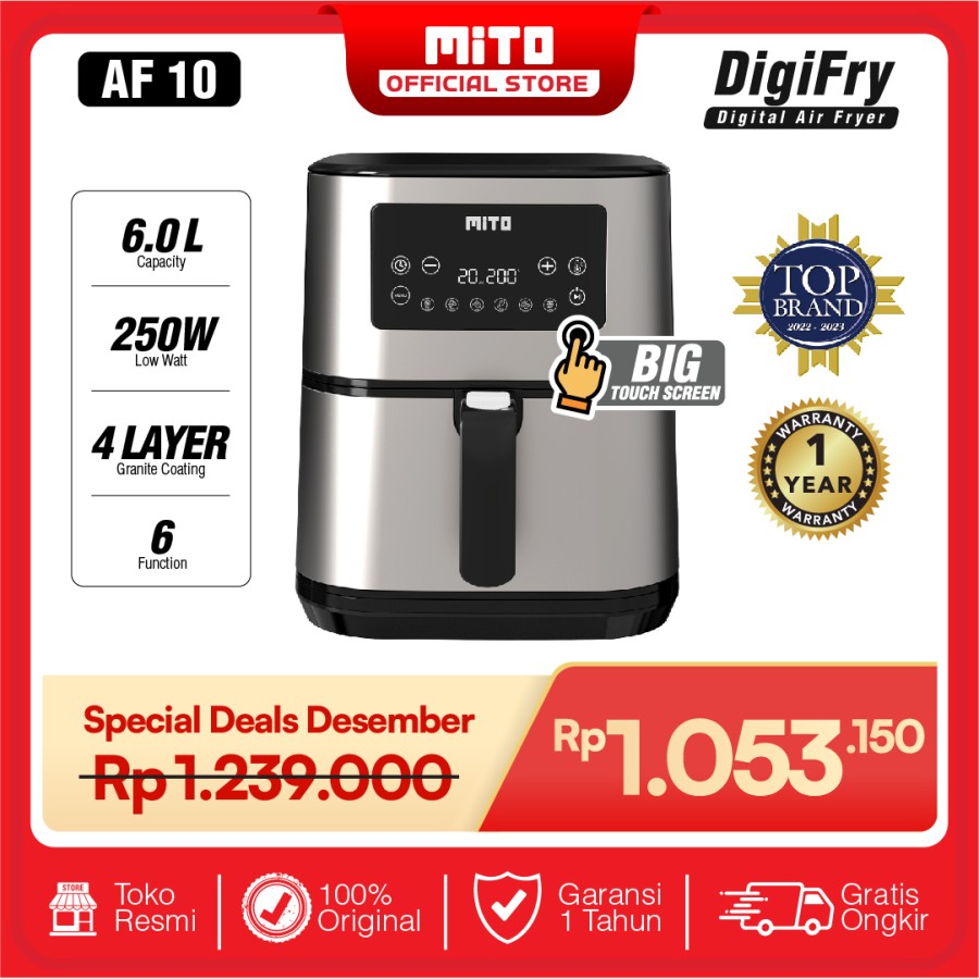Mito Electronic Mito Grande Digital Air Fryer  AF10