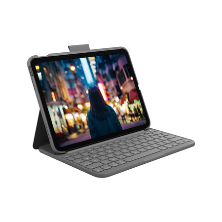 Logitech ｜ Slim Folio Keyboard for iPad 10th Gen & A16