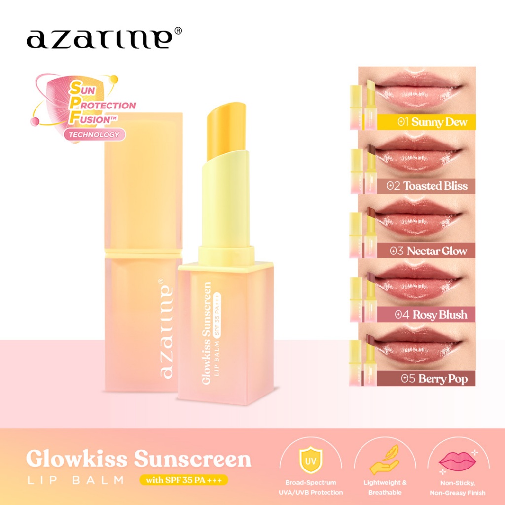 Azarine® Glowkiss Sunscreen Lip Balm SPF 35 PA +++