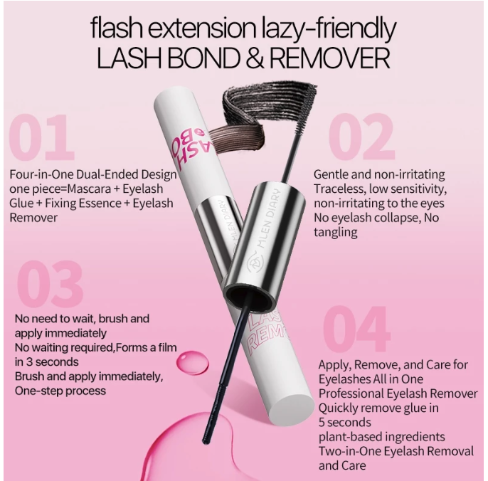 Mlen Diary Commerce Indonesia Mlen Diary 2in1 Lash Bond & Remover