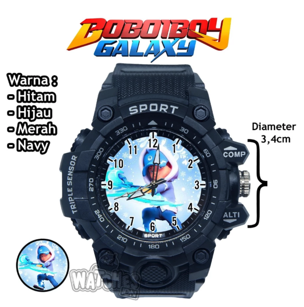 Watches.IDN Jam Tangan Anak Laki-Laki Sport BoboiBoy 