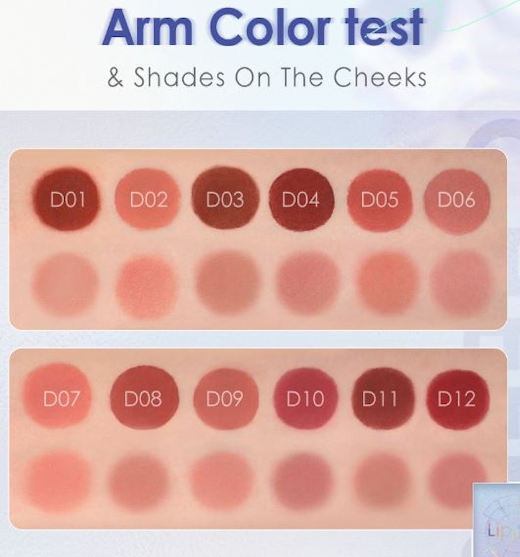 Dual-use Lip Mud Lip clay & Velvet-hazy Matte Blush on 5