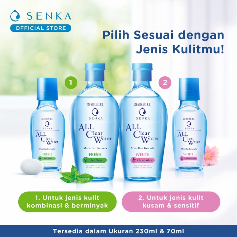 SENKA All Clear Water White - Vibrant White 4