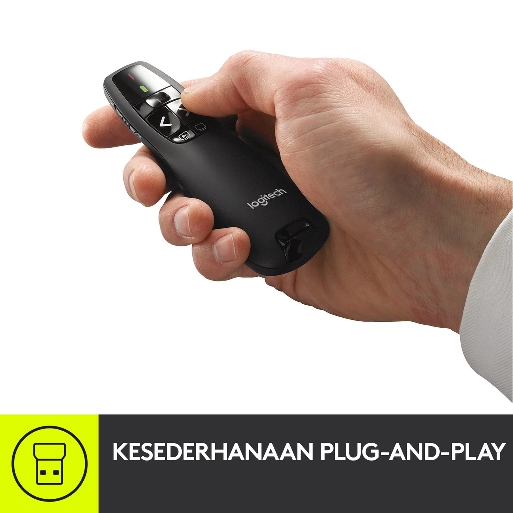 Kreasi Utama Mandiri Logitech Laser Presentation Remote R400