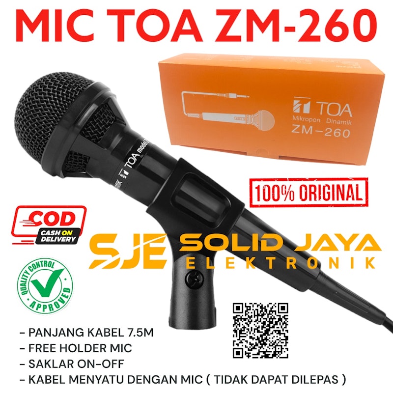TOA Dynamic Microphone 4