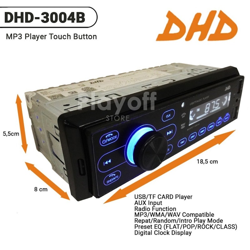 DHD Head Unit Single Din 3