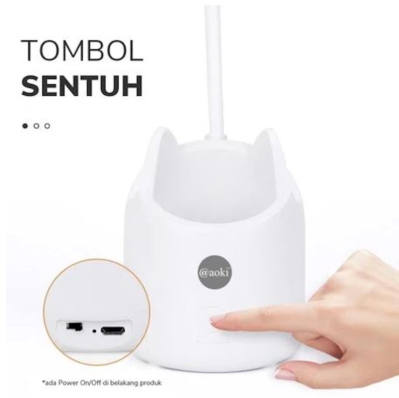 AOKI Lampu Belajar Tricolour Sentuh 5