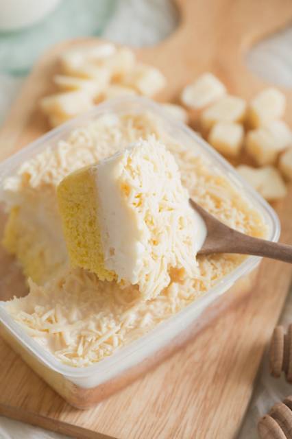 Dapur Alya  Milk Bath Cheese Dessert Box