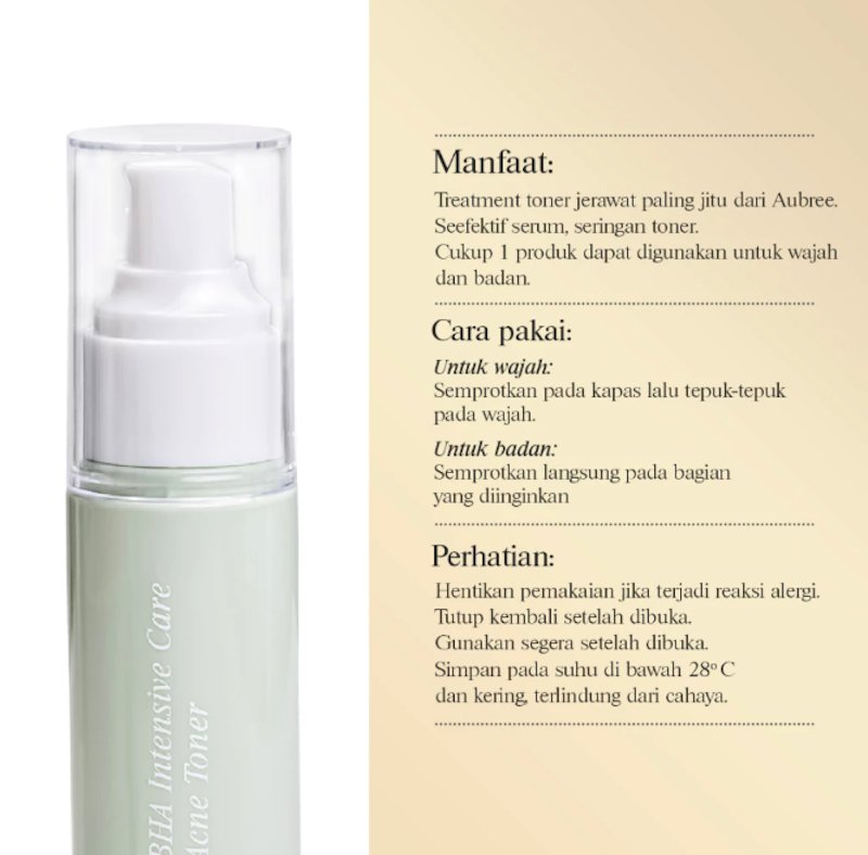 The Aubree BHA Intensive Acne Toner 3