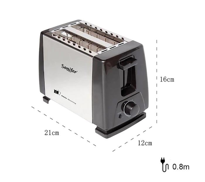 Sonifer Toaster Pop Up Otomatis 2 Slice 4