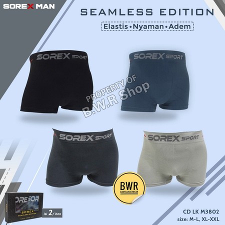 Prakarsa Jaya Sentosa Sorex Man CD Boxer Seamless Edition LK-3802