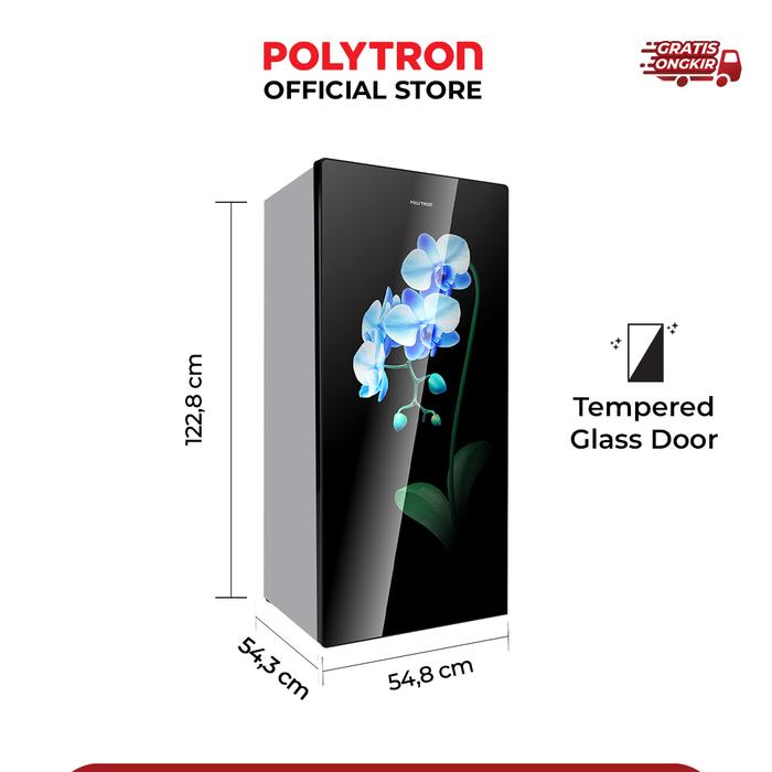 Polytron Kulkas 1 Pintu Belleza Varia 180 Liter  PRA 18MOB