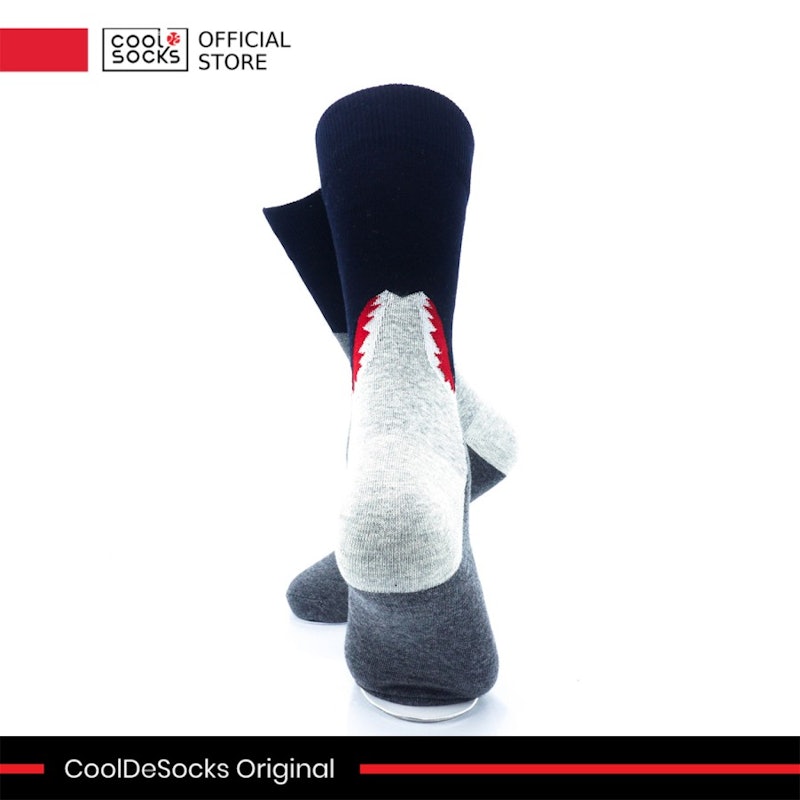 CoolDeSocks Great White Bite Socks 3
