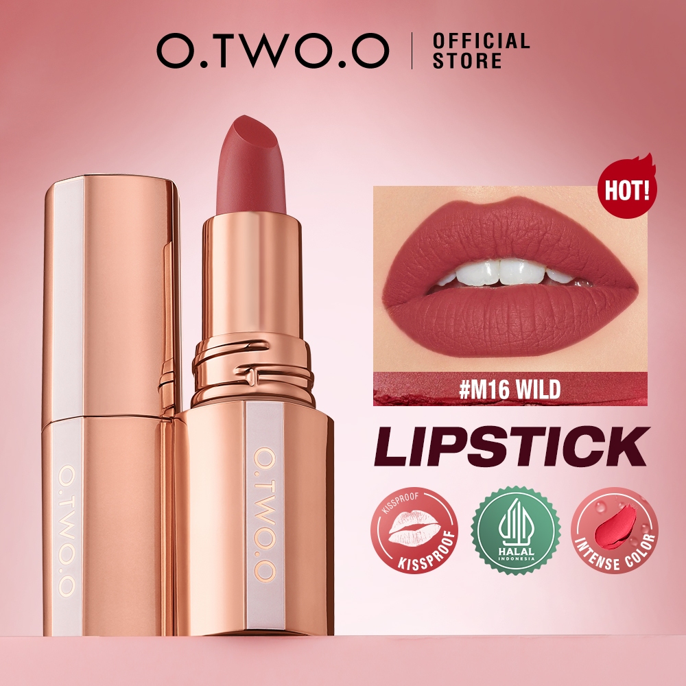 O.TWO.O Misty Kiss Lock Color Matte Lipstick M11 Cozy