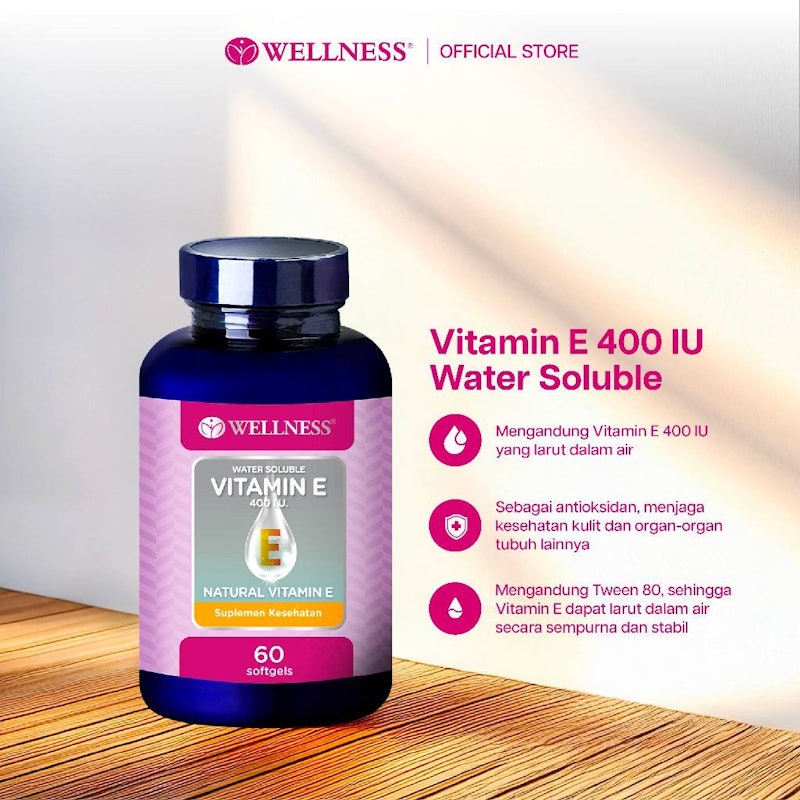 Wellness Water Soluble Vitamin E 400 IU 3