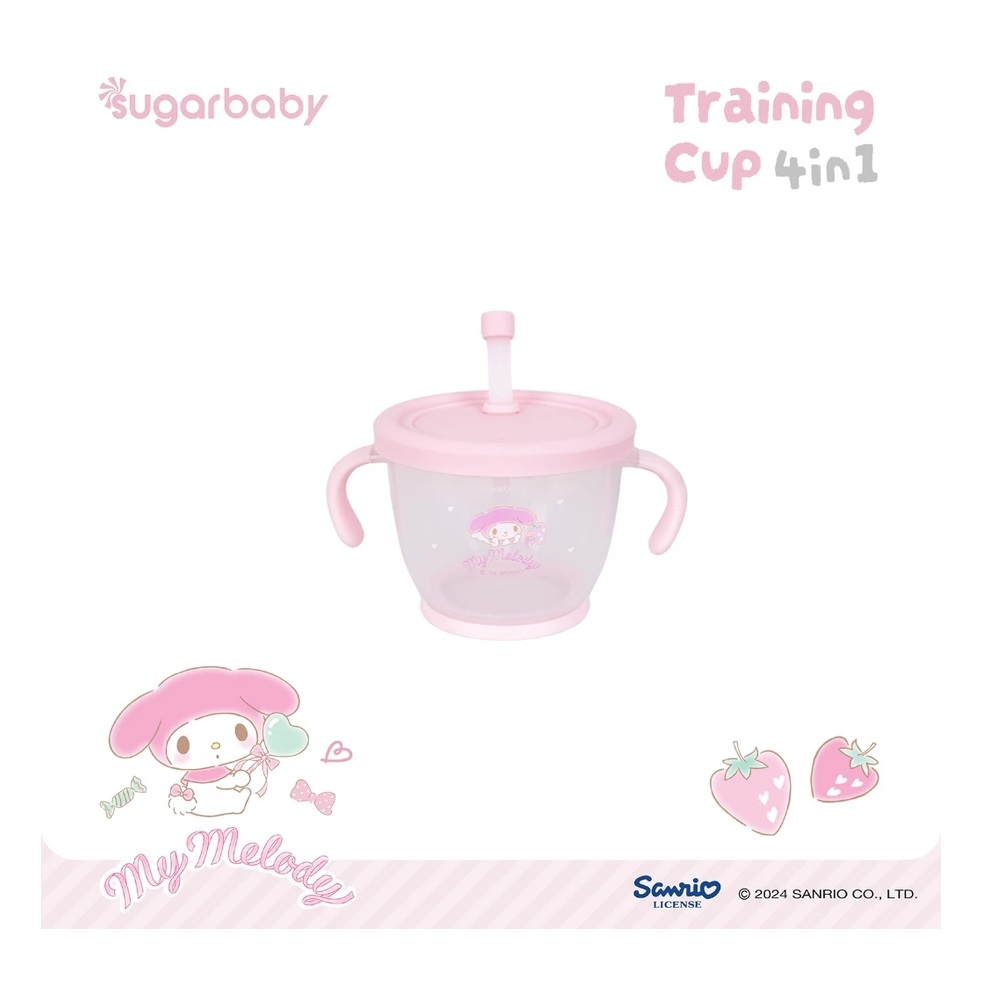 Kindalin Utama International Sugarbaby Training Cup 4 in 1 Sanrio Collection