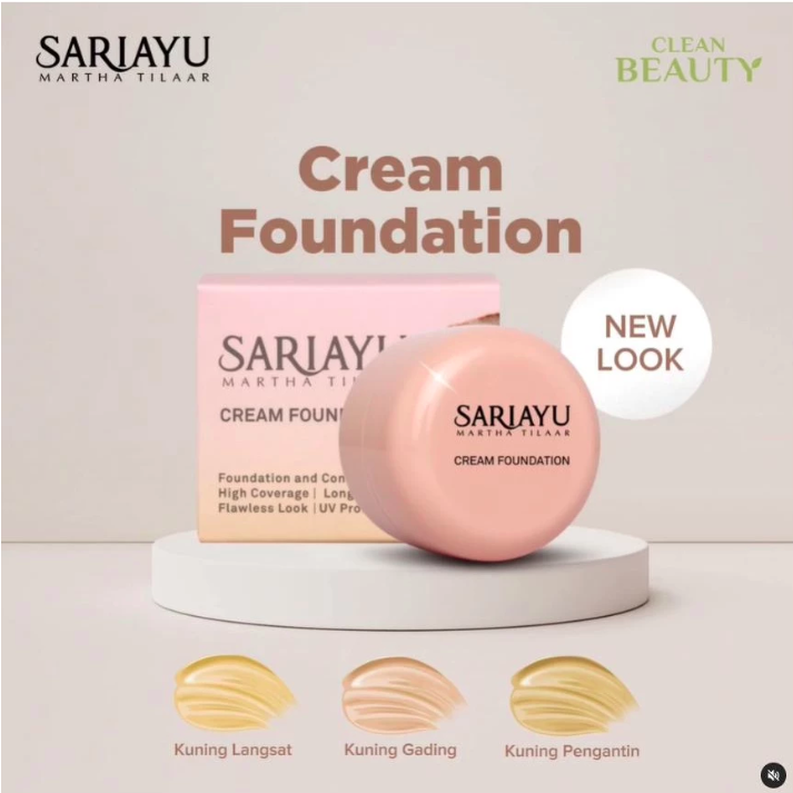 Martina Berto Sariayu Cream Foundation