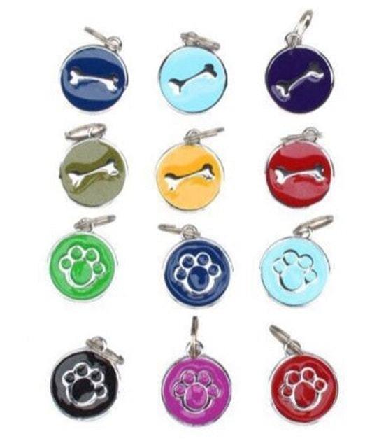  Bandul Kalung Kucing Anjing ID Tag Pengenal