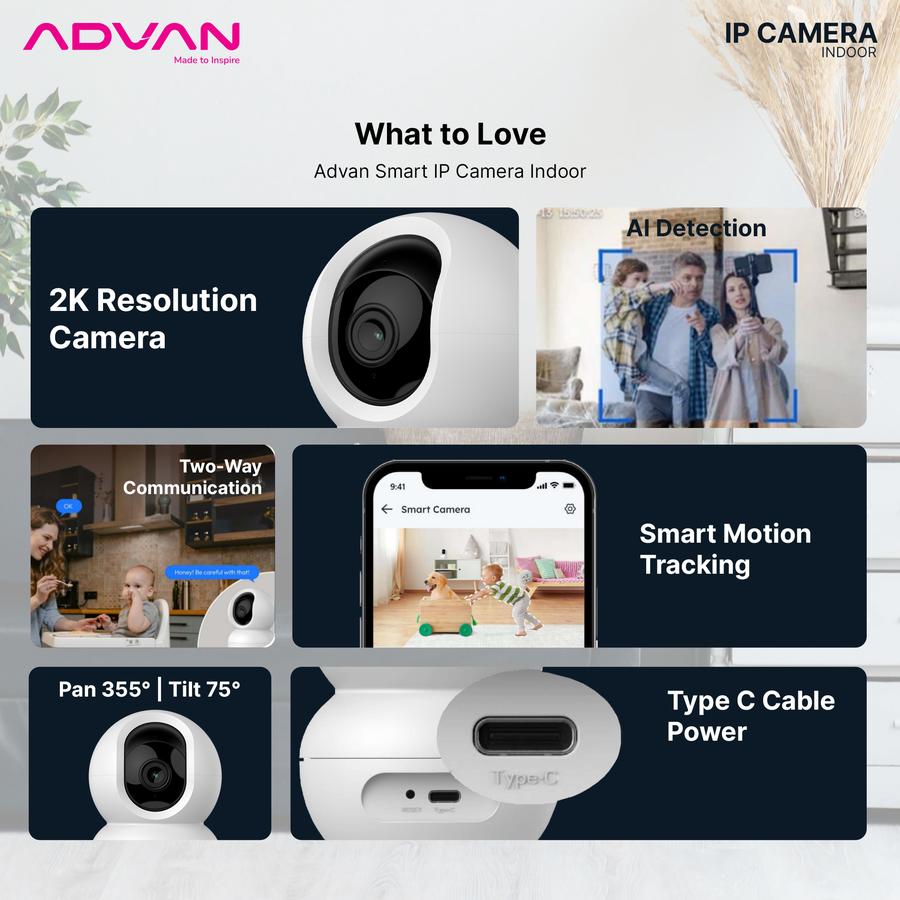Bangga Teknologi Indonesia ADVAN Smart IP Camera ID3