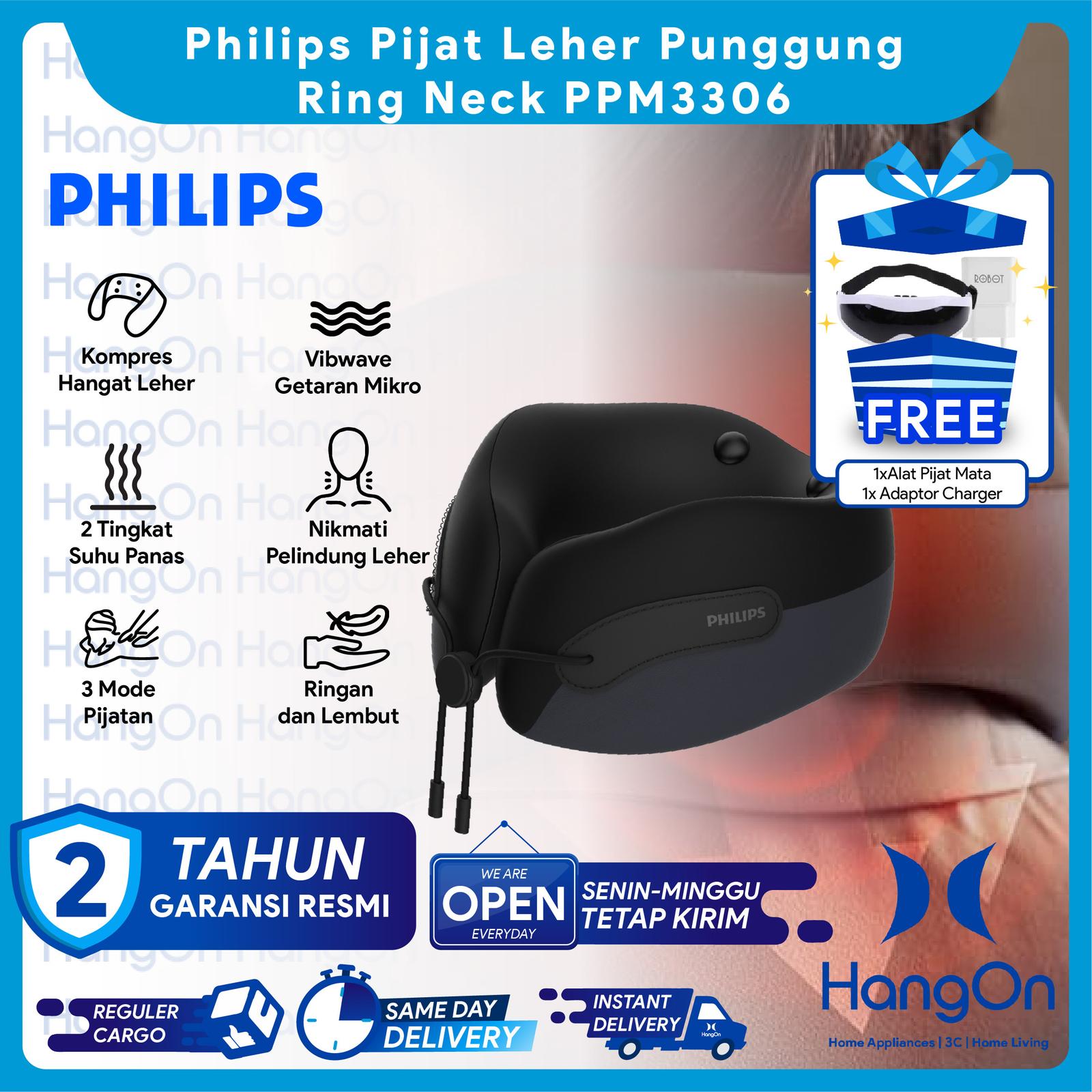 Philips Electronics Philips Massage Pillow Neck PPM3306 