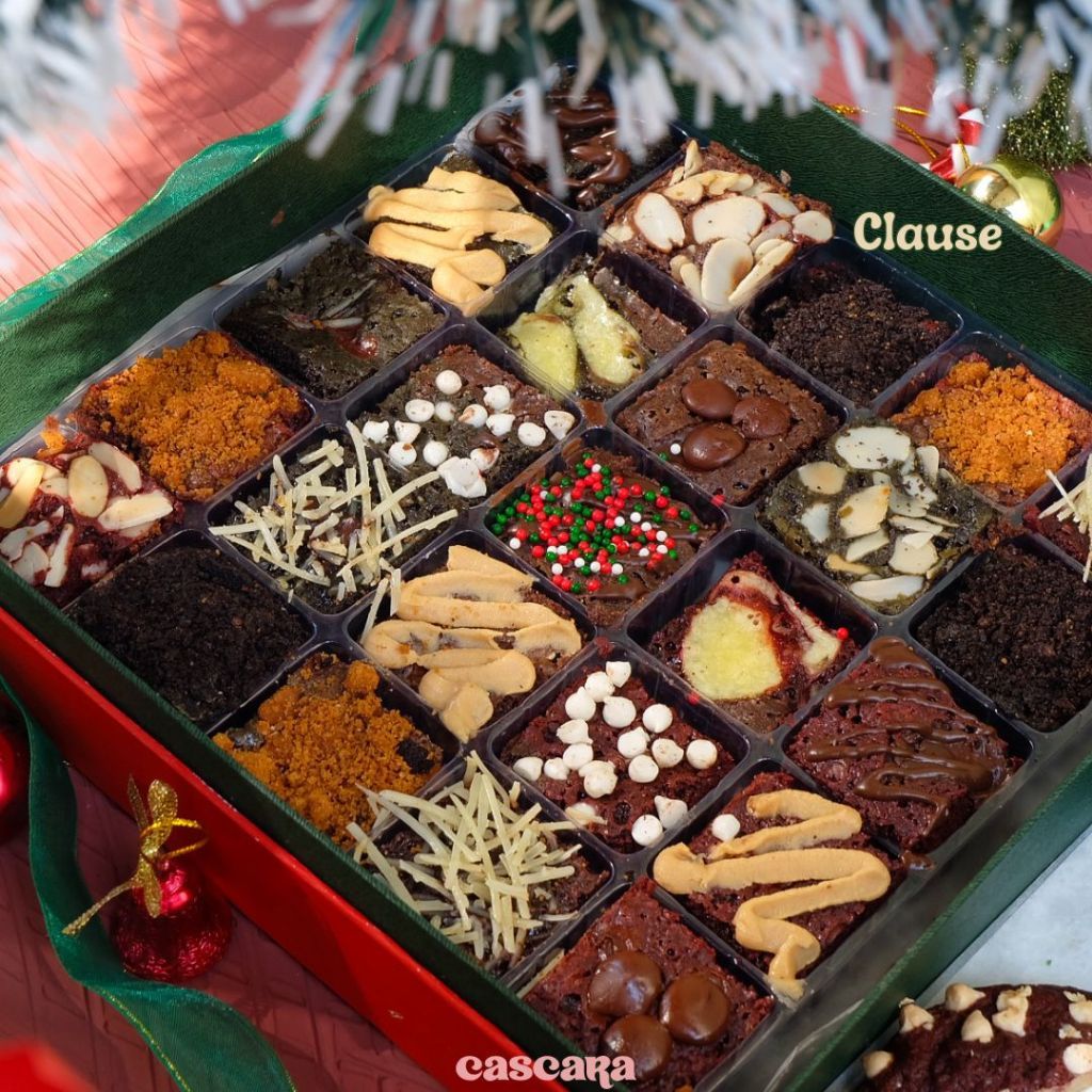  Cascara Cookies Christmas Hampers Jumbo Premium Brownies and Mini Jar