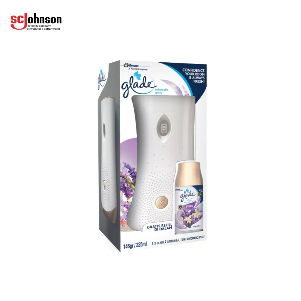 Johnson & Johnson Indonesia Glade Air Freshener Automatic Lavender & Vanilla