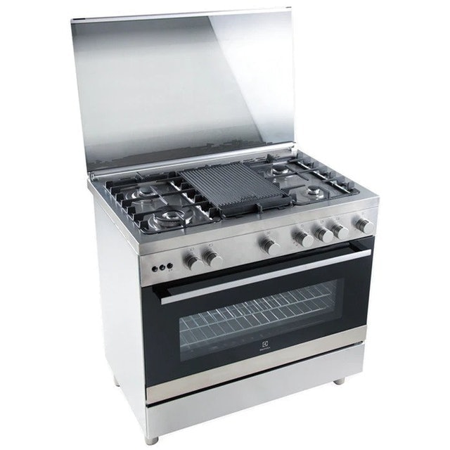 Electrolux Electrolux Kompor Freestanding UltimateTaste 500 90cm dengan Kompor Gas dan Oven Gas 130L EKG9688X