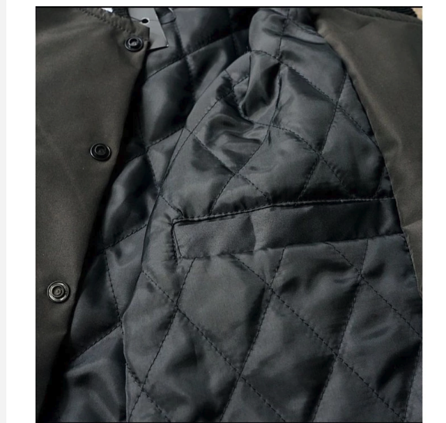  Miscast Varsity Jacket Vintage Chavez Black