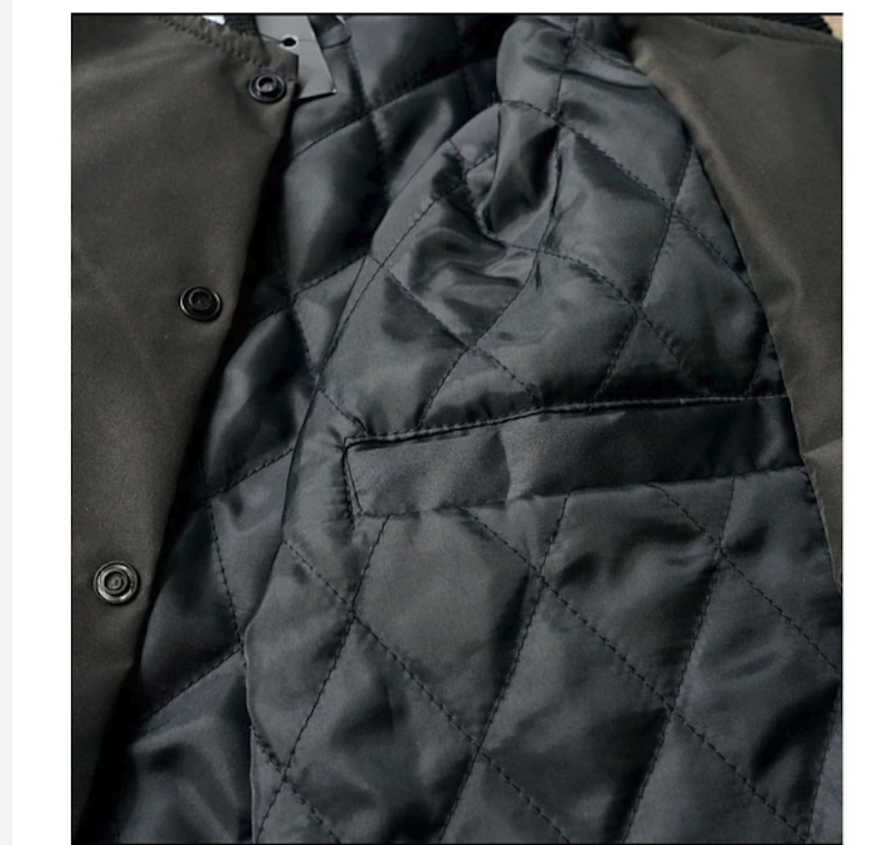Miscast Varsity Jacket Vintage Chavez Black 5
