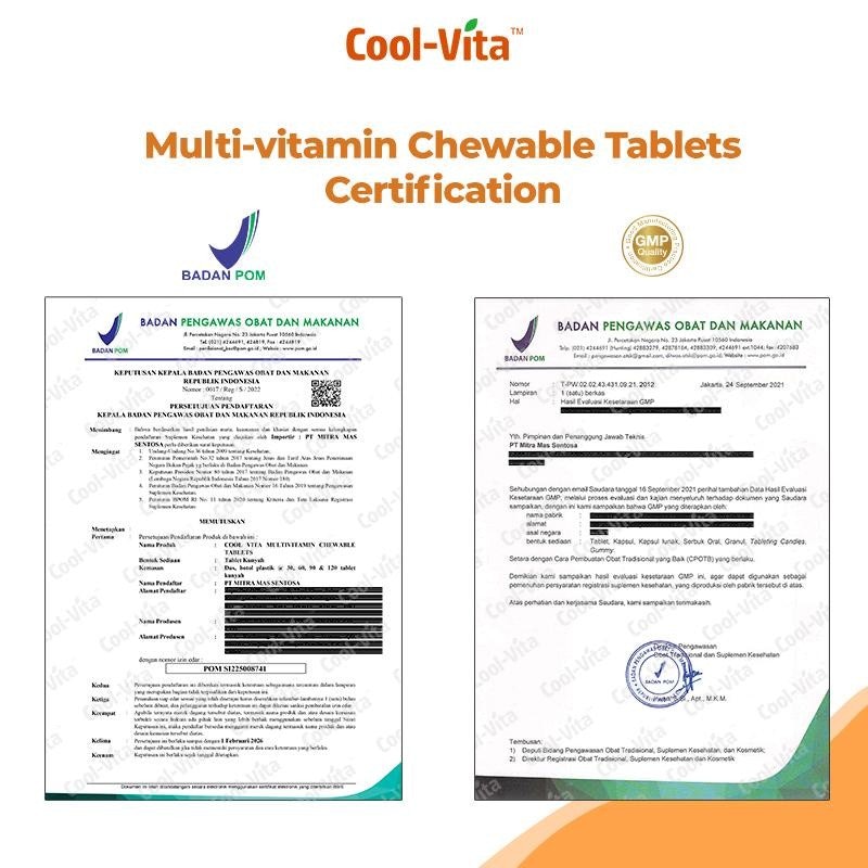 Coolvita Multi-Vitamin Chewable Tablets 3