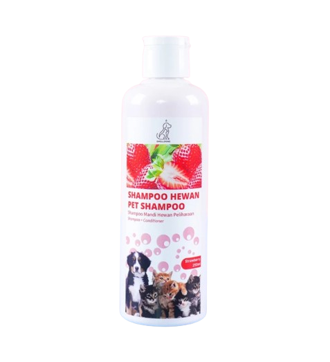 Minara Cats Supply Shampoo Grooming 2in1 Strawberry