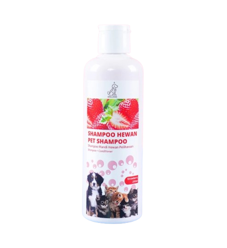 Minara Cats Supply Shampoo Grooming 2in1 Strawberry 1