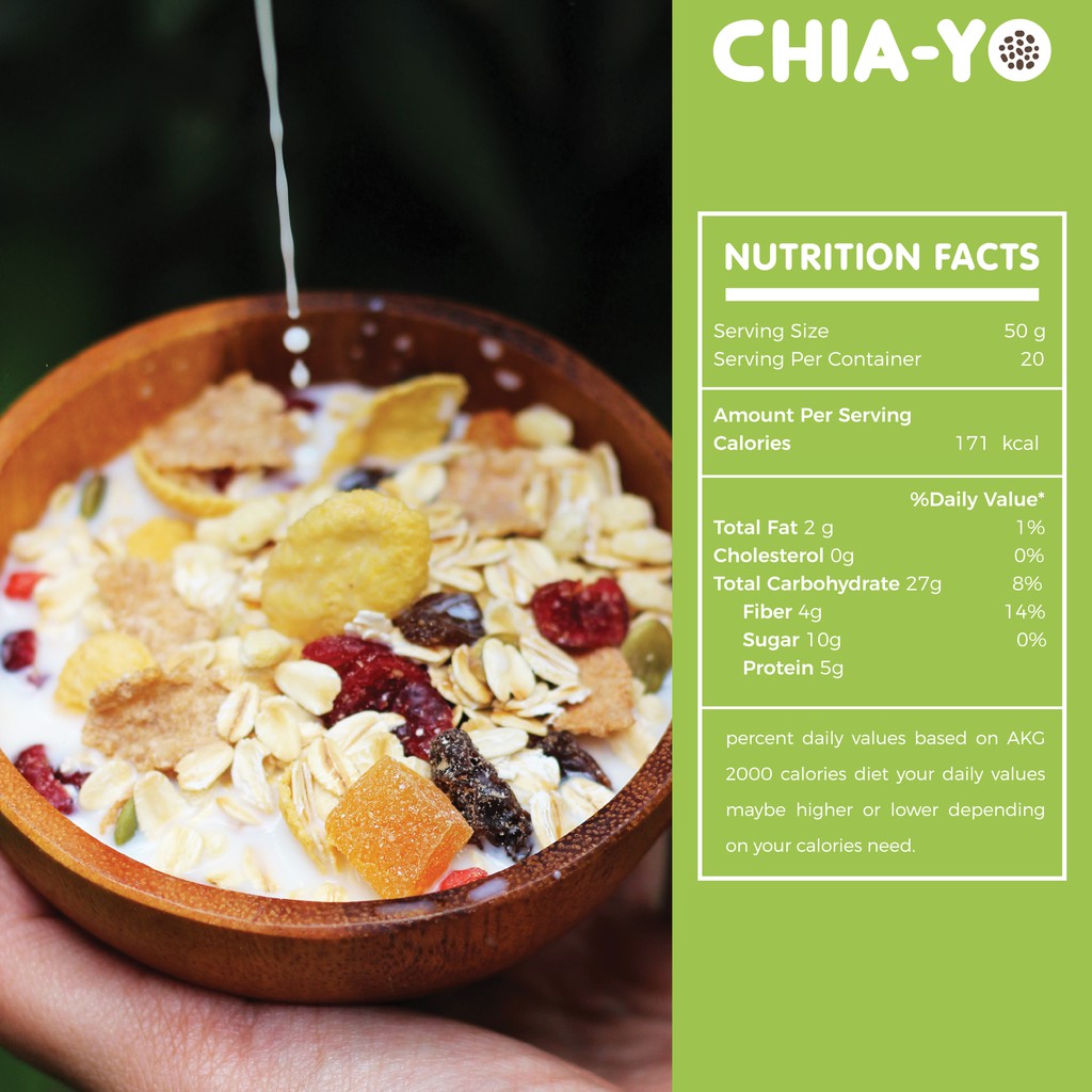 Chiayo Sehat Indonesia  Chia-Yo Muesli Homemade