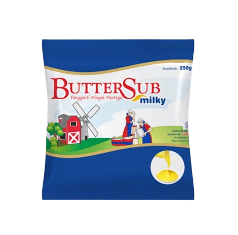 Buttersub Milky Pengganti Minyak Mentega 250 gram 1