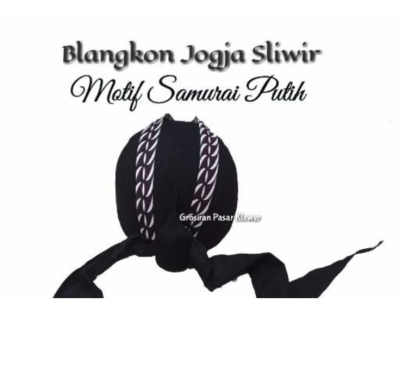  Blangkon Sliwir Samurai Putih