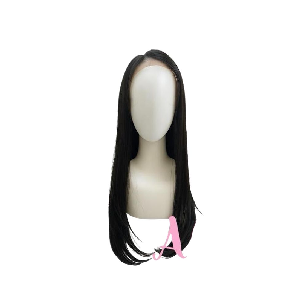 Akemi Half Lace Basic Wig Lurus 60 cm Dark Brown