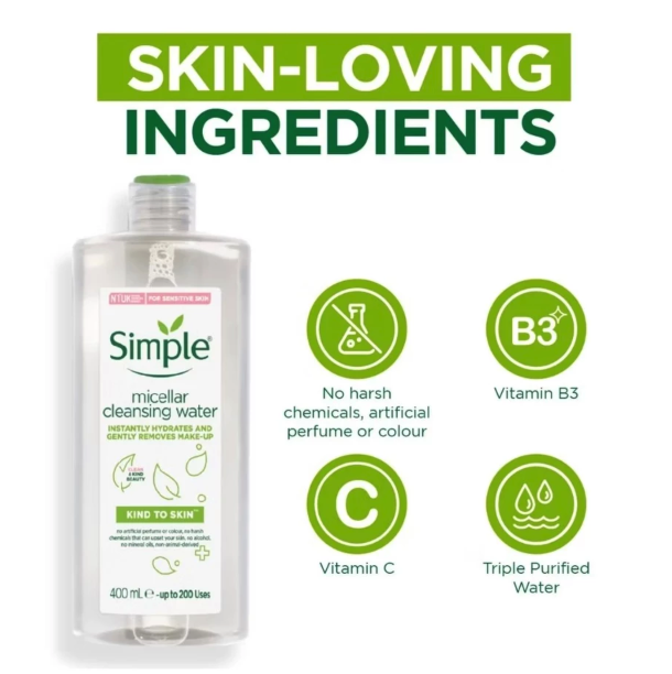 Unilever Indonesia Simple Kind to Skin Micellar Cleansing Water