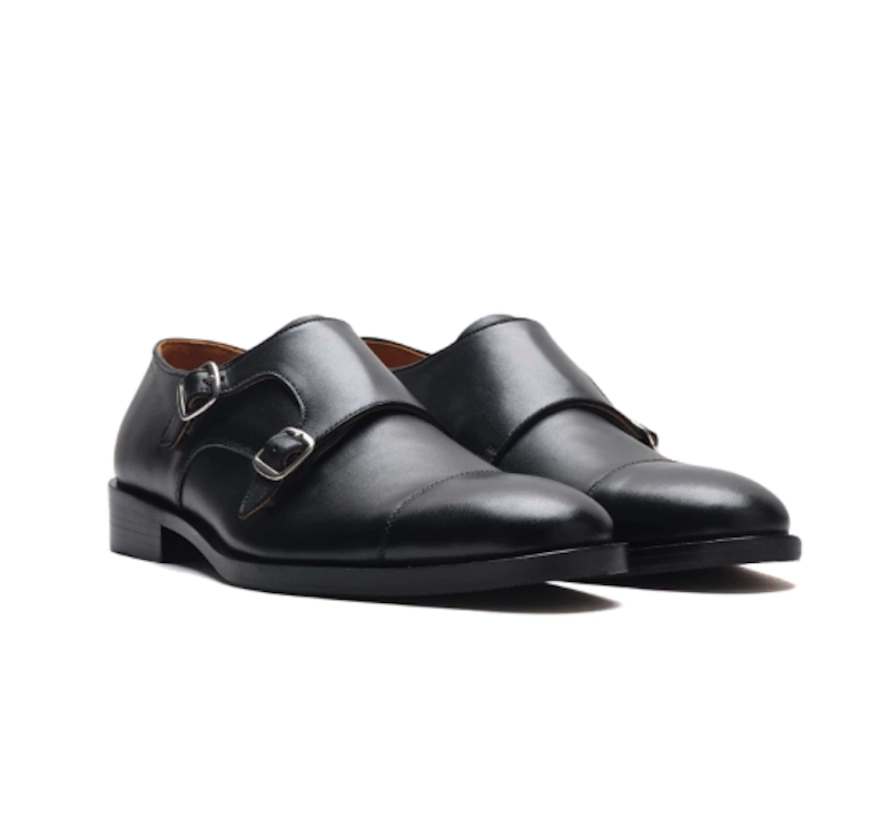 Koku Footwear Monk Strap Argo Black 1