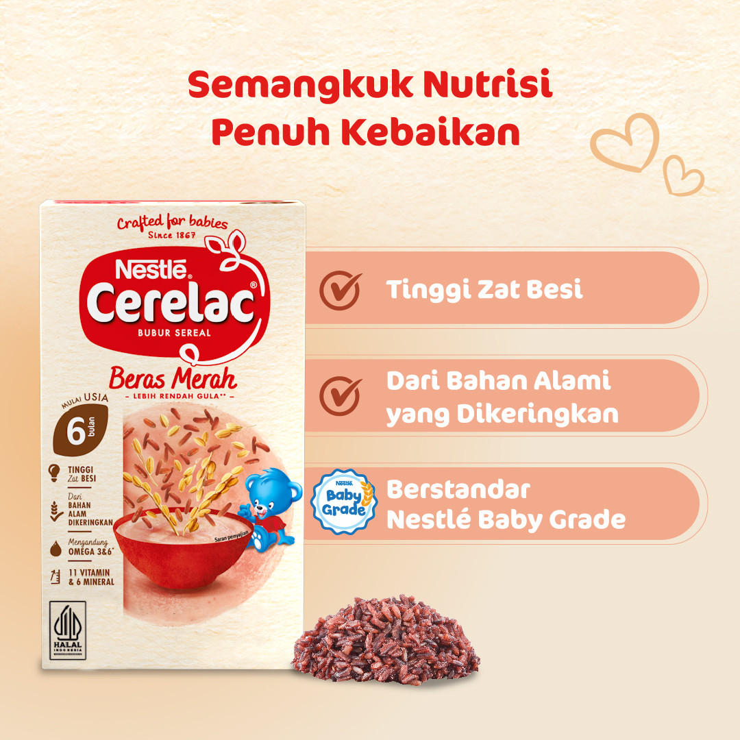 Cerelac Bubur Sereal Beras Merah 2