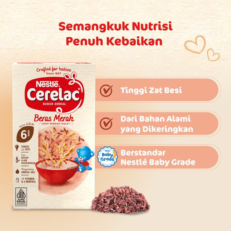 Cerelac Bubur Sereal Beras Merah 2