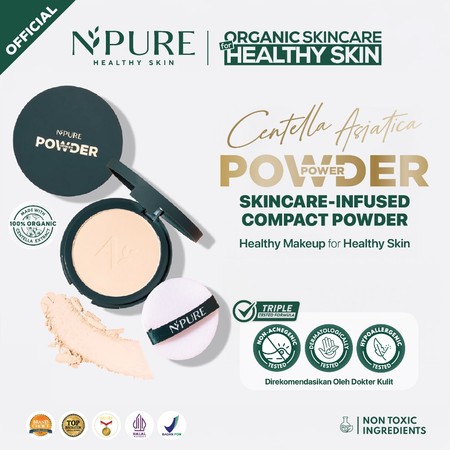 Penta Natural Kosmetindo N'PURE Acne Power Cover Power Powder Apricot