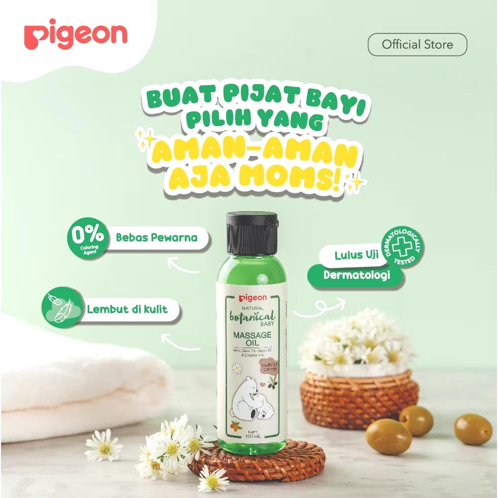 Pigeon Pigeon Botanical Baby Massage Oil